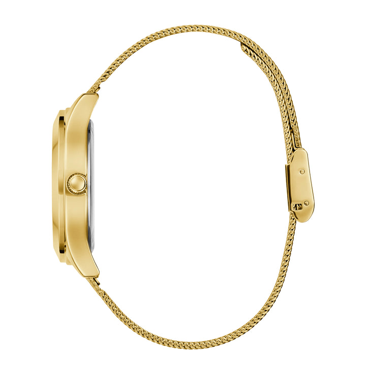 Guess Women's Watch Gold Tone Case Champagne Dial Quartz