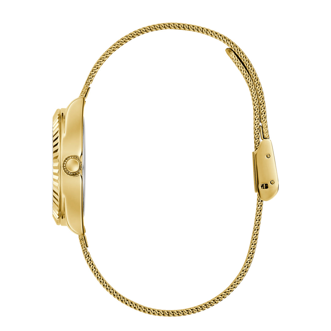 Guess Women's Watch Gold Tone Case Champagne Dial Quartz