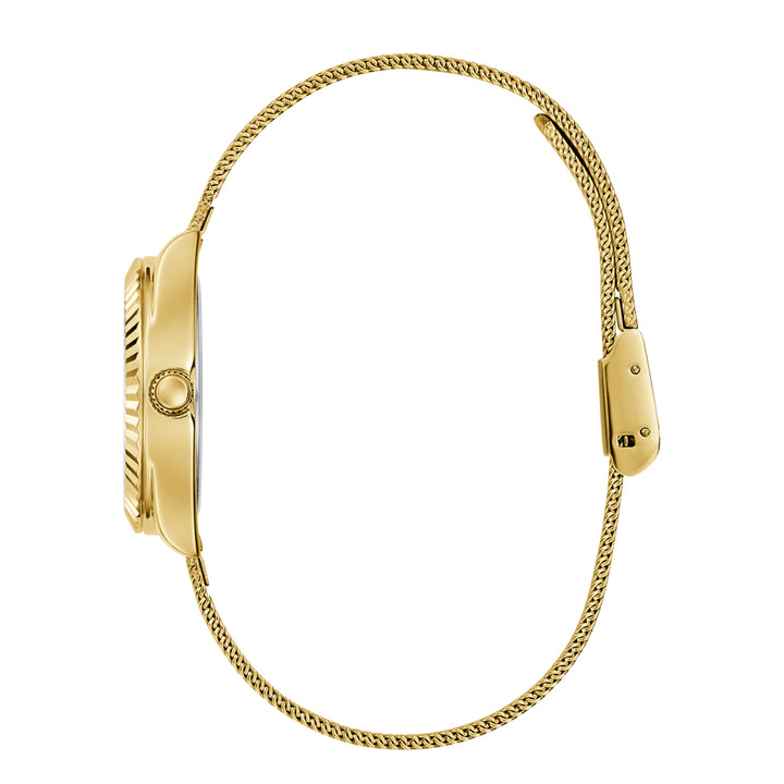 Guess Women's Watch Gold Tone Case Champagne Dial Quartz