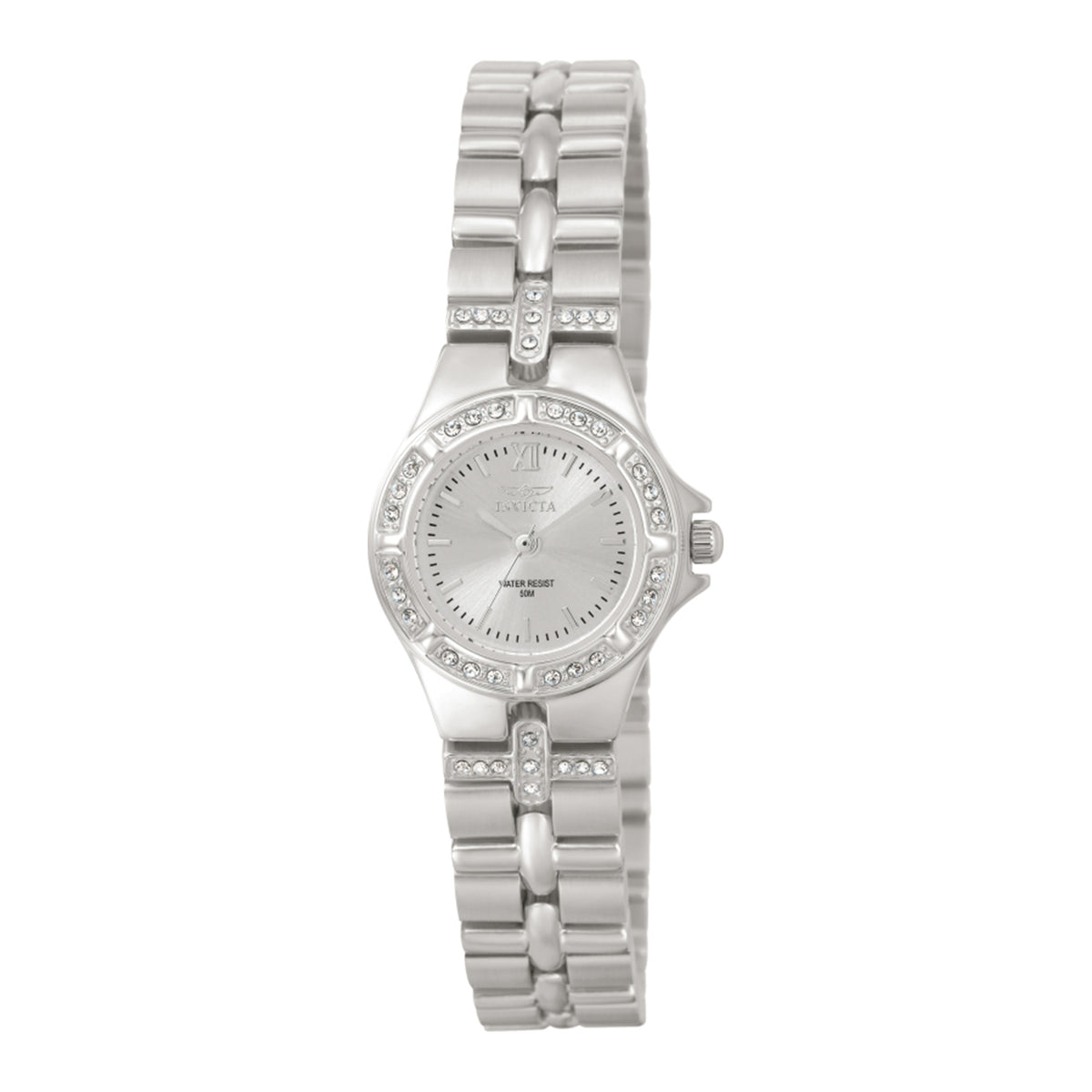 Invicta Wildflower Lady 21.5mm Stainless Steel Steel Silver dial 763 Quartz
