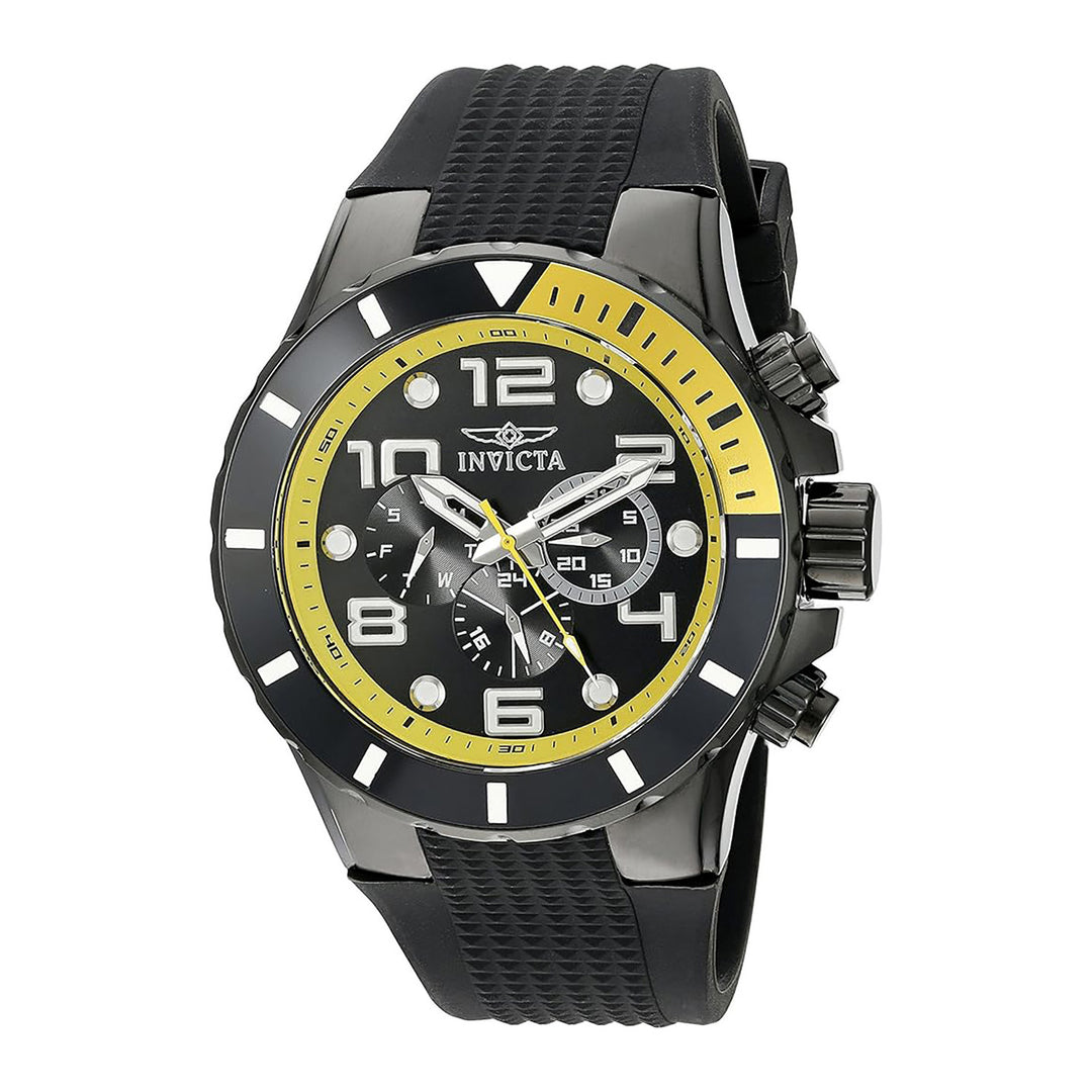 INVICTA Pro Diver Men 50mm Stainless Steel Black Black dial VD54 Quartz