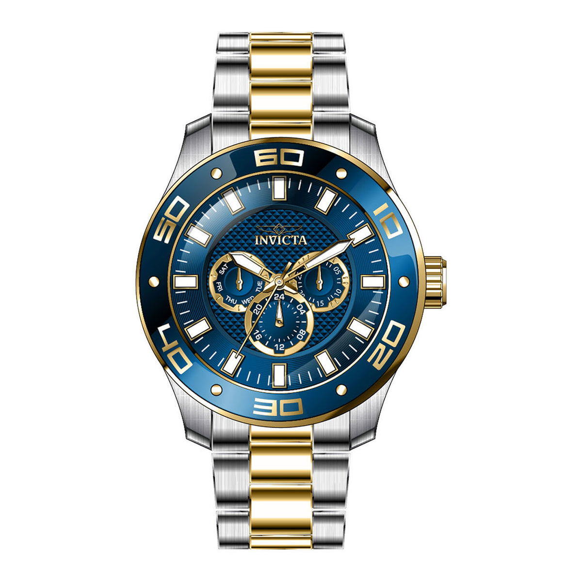 Invicta Pro Diver Men 50mm Stainless Steel Steel Blue dial VH63 Quartz