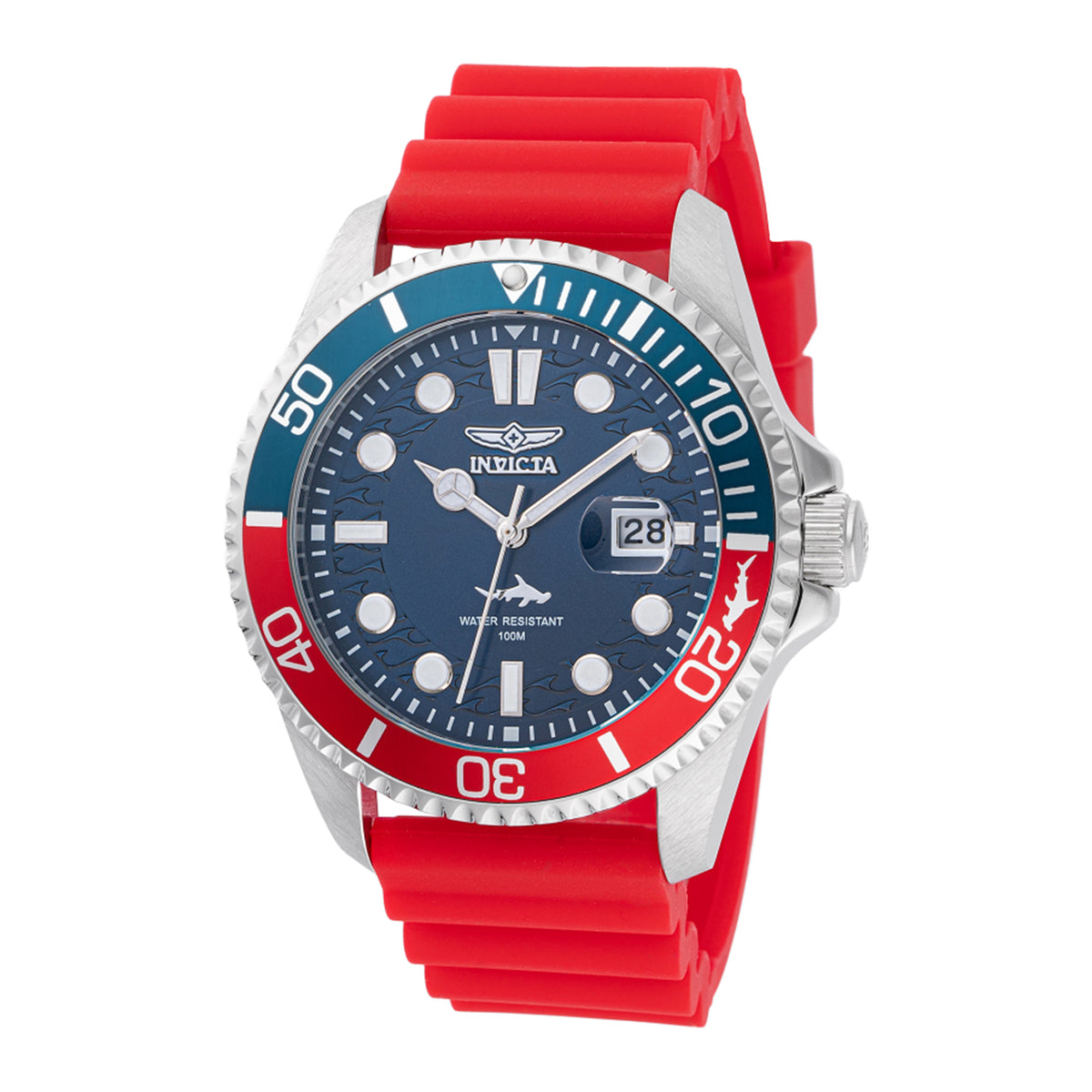 Invicta Pro Diver Men 43mm Stainless Steel Steel Blue dial PC32 Quartz