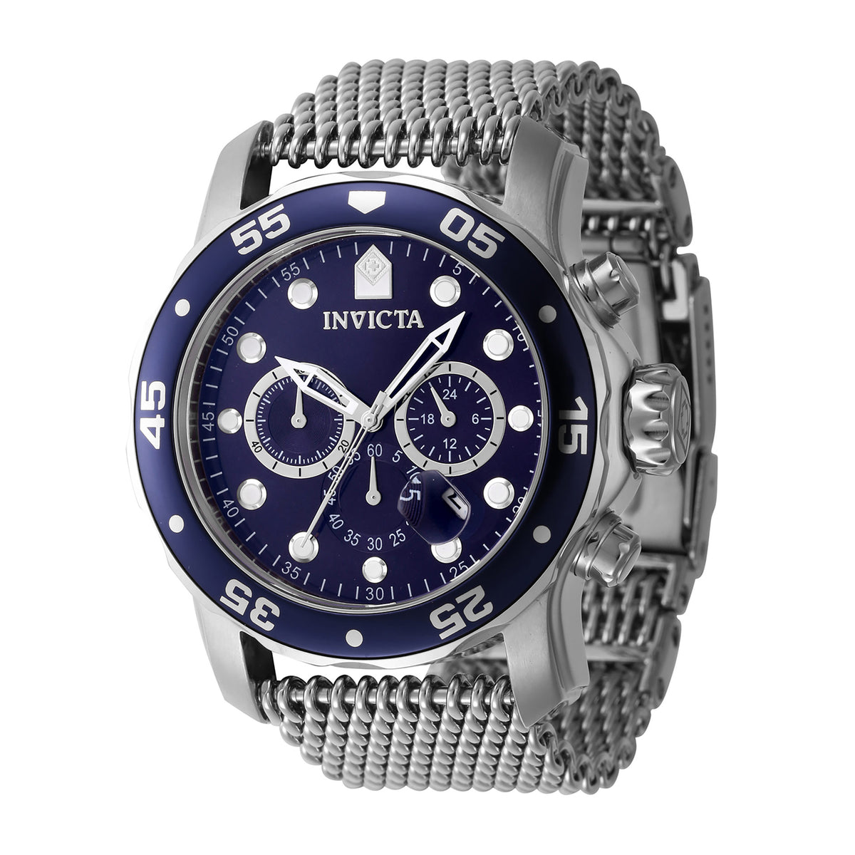Invicta Pro Diver Men 48mm Stainless Steel Steel Blue dial VD53 Quartz