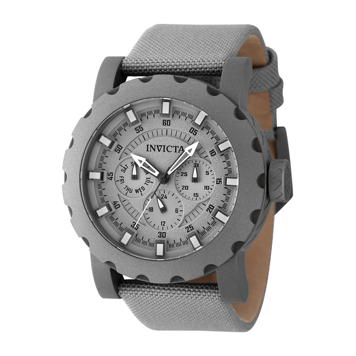 Invicta I-Force Men 46.00mm Stainless Steel Titanium + Sandblast Titanium dial VH63 Quartz