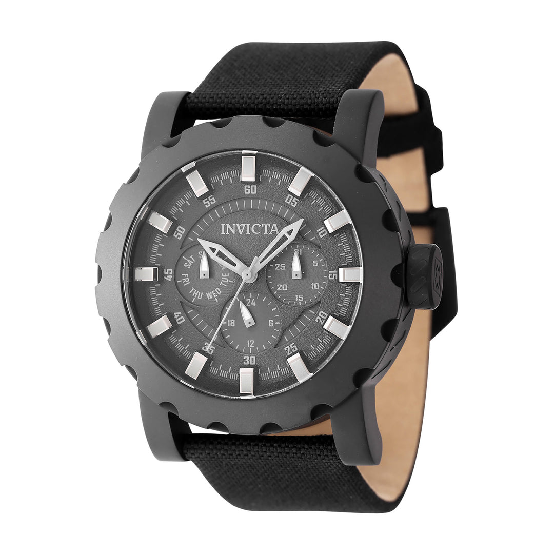 INVICTA I-Force Men 46.00mm Stainless Steel Black Black dial VH63 Quartz