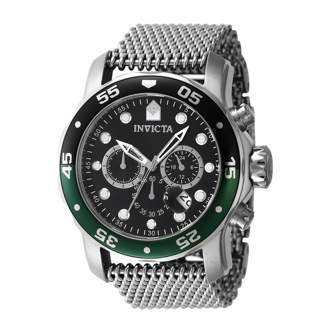 INVICTA Pro Diver Men 48mm Stainless Steel Steel Black dial VD53 Quartz