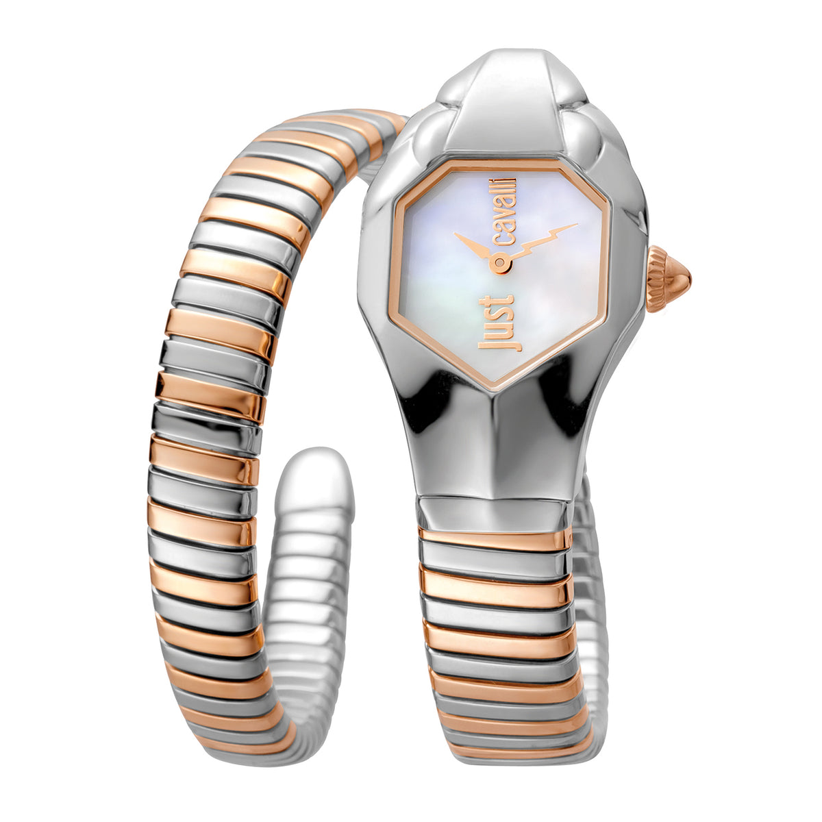 Just Cavalli Women's Signature Snake Quartz Watch