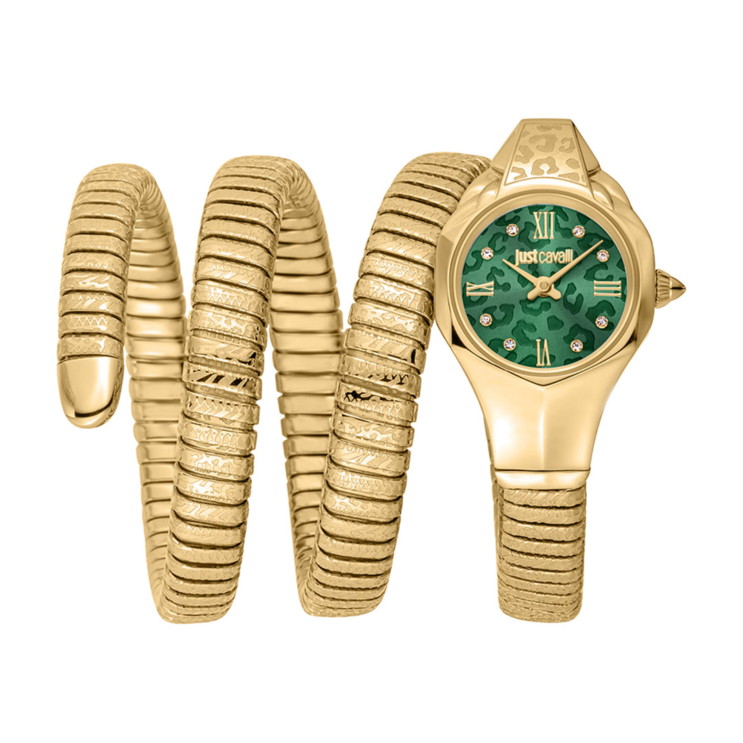 Just Cavalli Women's Signature Snake Quartz Watch
