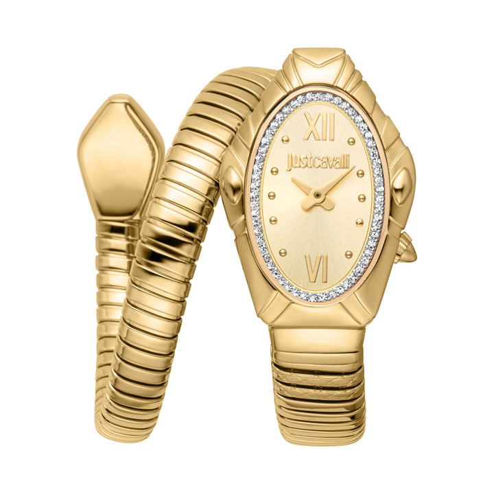 Just Cavalli Women's Signature Snake Quartz Watch