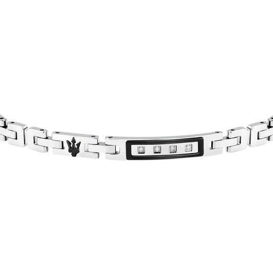 Diamonds BR SS Black DIA 0.018CT 18+3.5