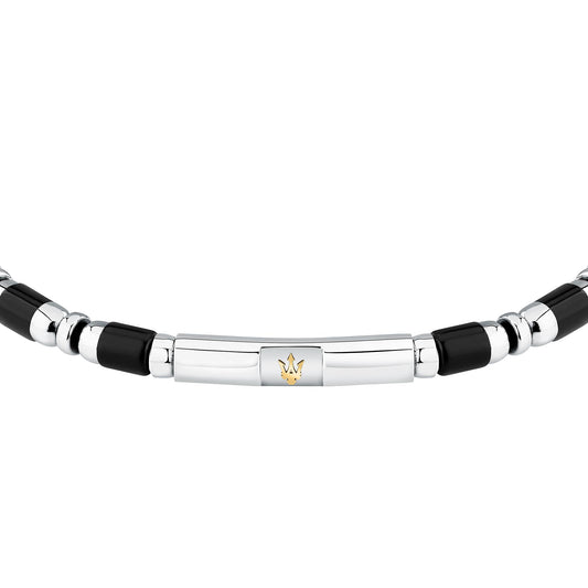 Maserati Iconic BR. BLK Agate & Ip YG 19+3CM