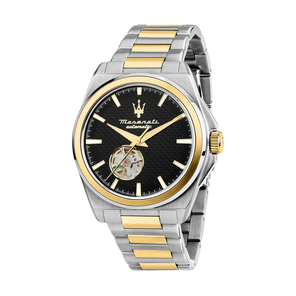 MASERATI VELOCITÀ 41MM AUTO 3H BLA DIAL SS+YG BR