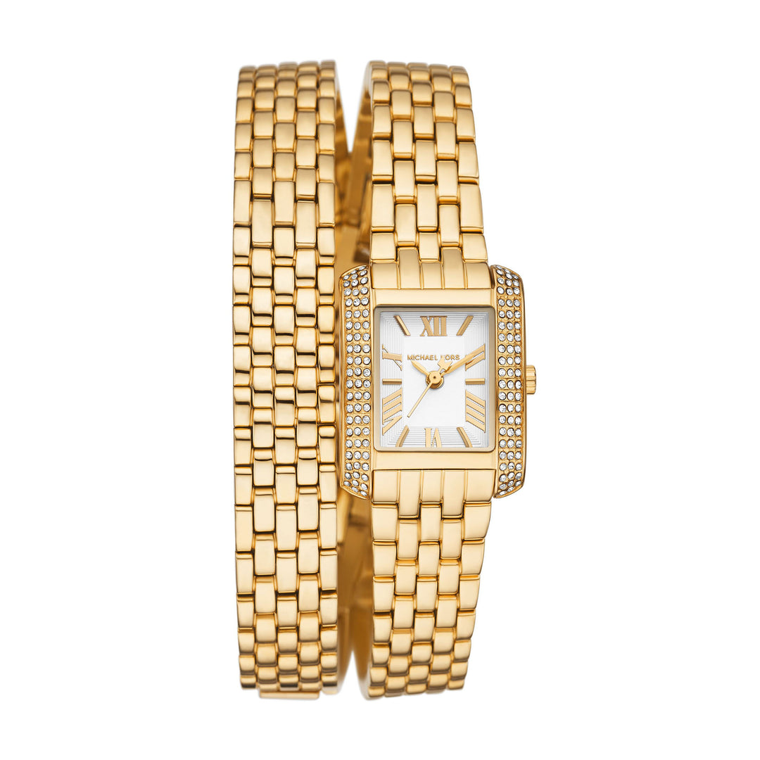 Michael Kors Emery Three-Hand Gold-Tone Stainless Steel Watch