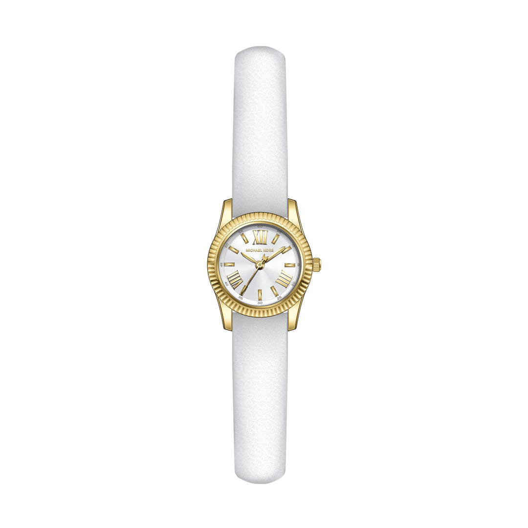 Michael Kors Lexington Gold and White Women's Watch