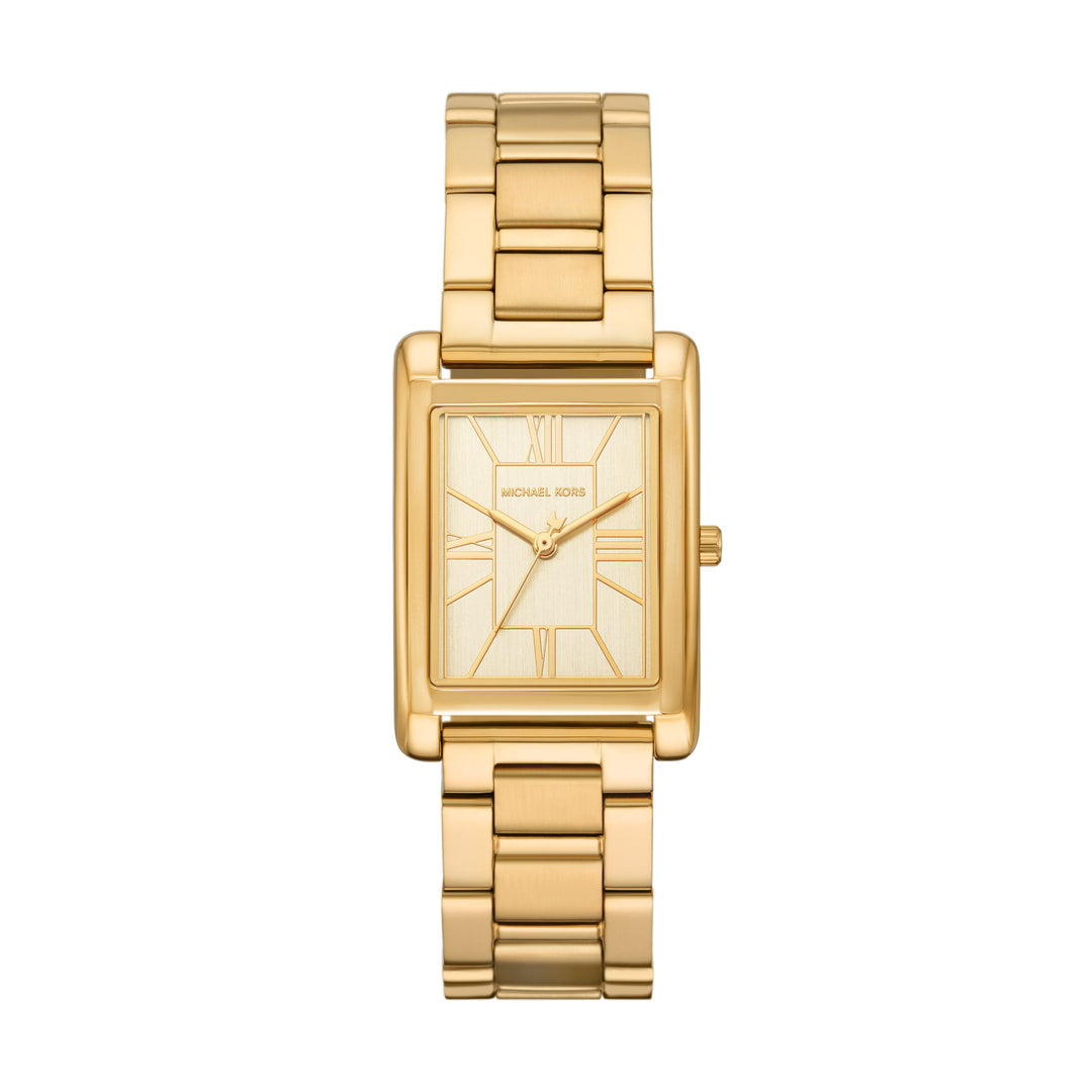 Michael Kors Essex Three-Hand Stainless Steel Watch