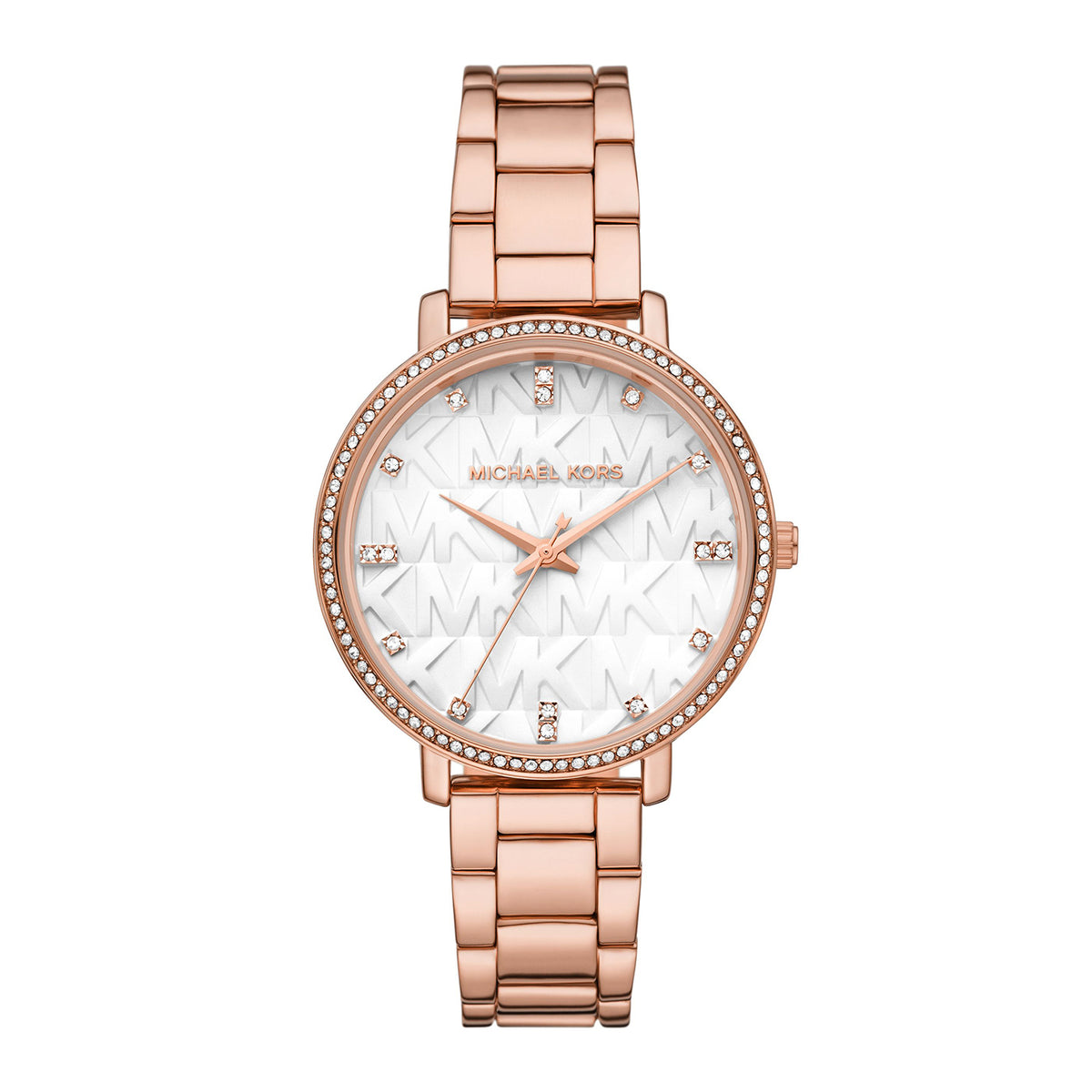 Michael Kors Women's Pyper Three-Hand Rose Gold-Tone Stainless Steel Watch