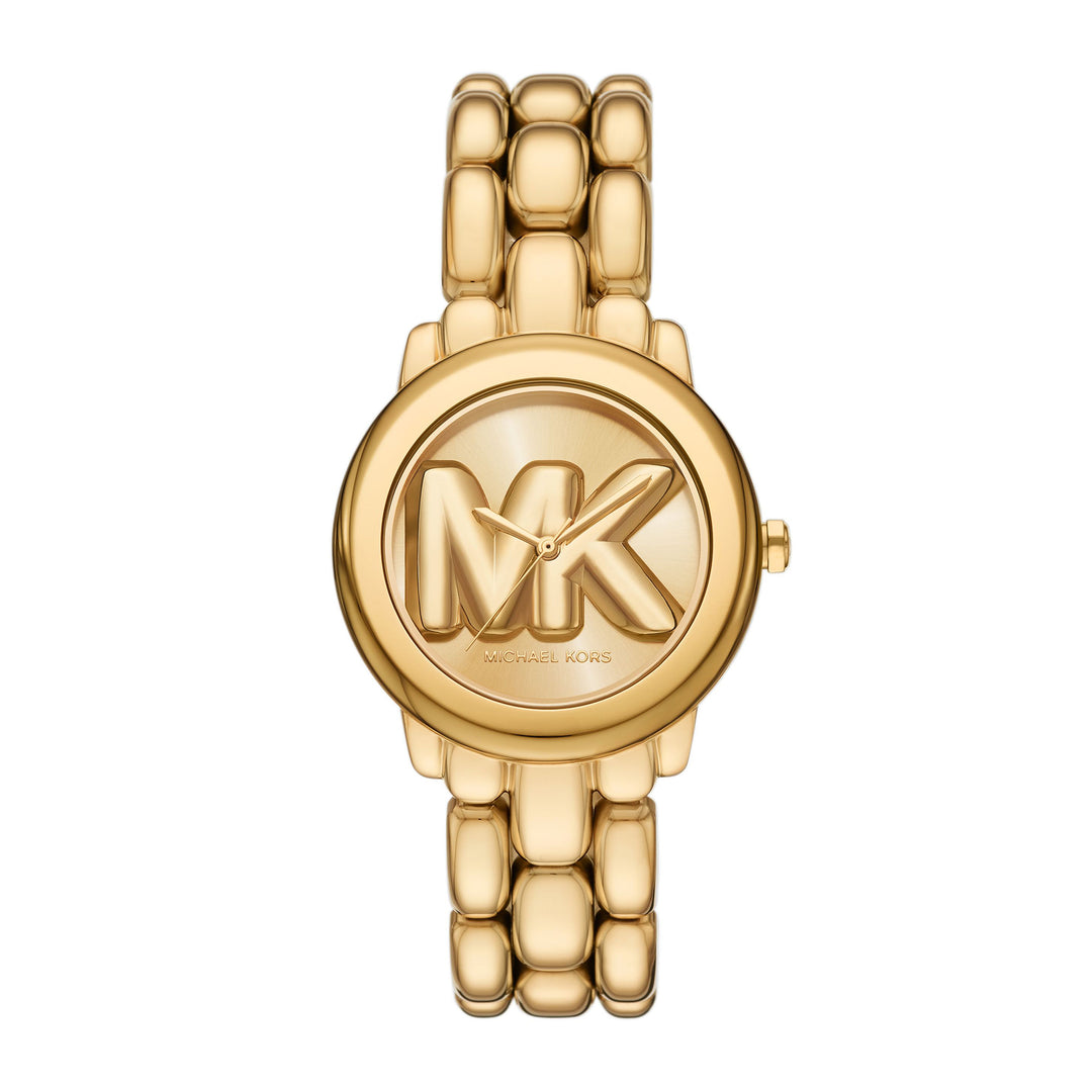 Michael Kors Women's Phoebe Three-Hand Gold-Tone Stainless Steel Watch