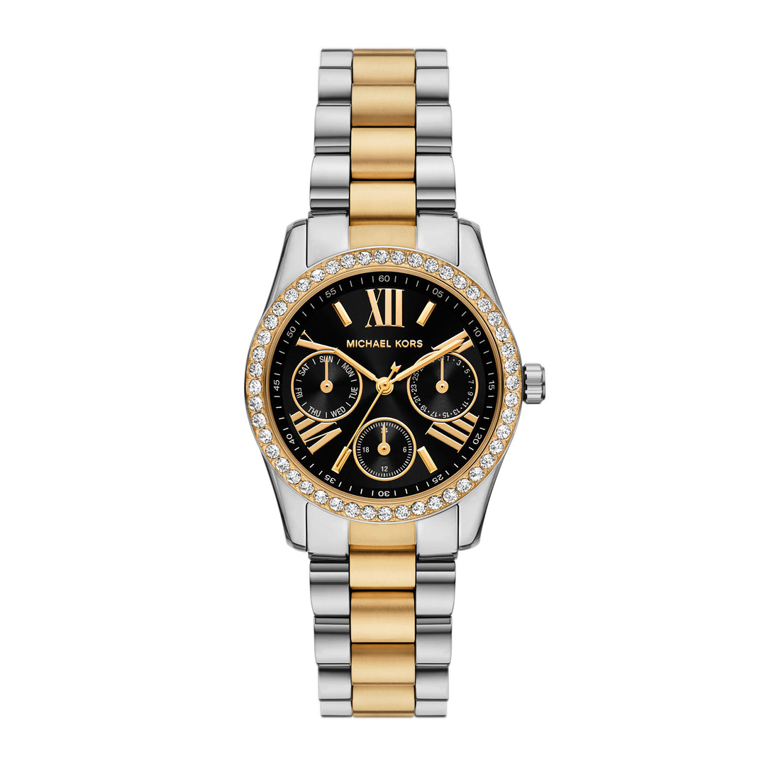 Michael Kors Women's Lexington Lux Multifunction Two-Tone Stainless Steel Watch