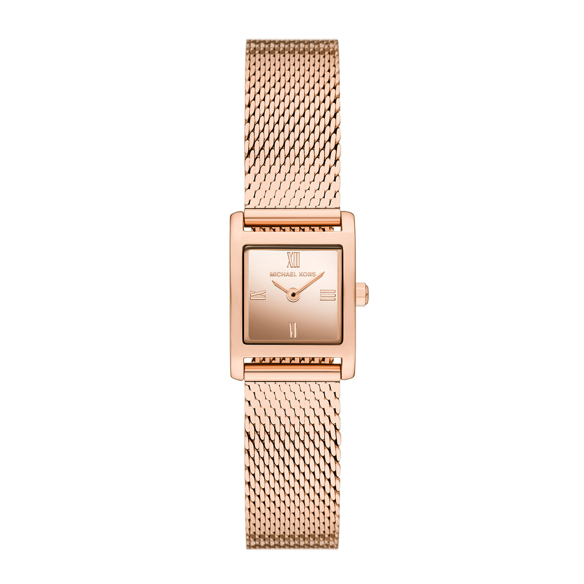 Michael Kors Women's Georgie Two-Hand Rose Gold-Tone Stainless Steel Watch