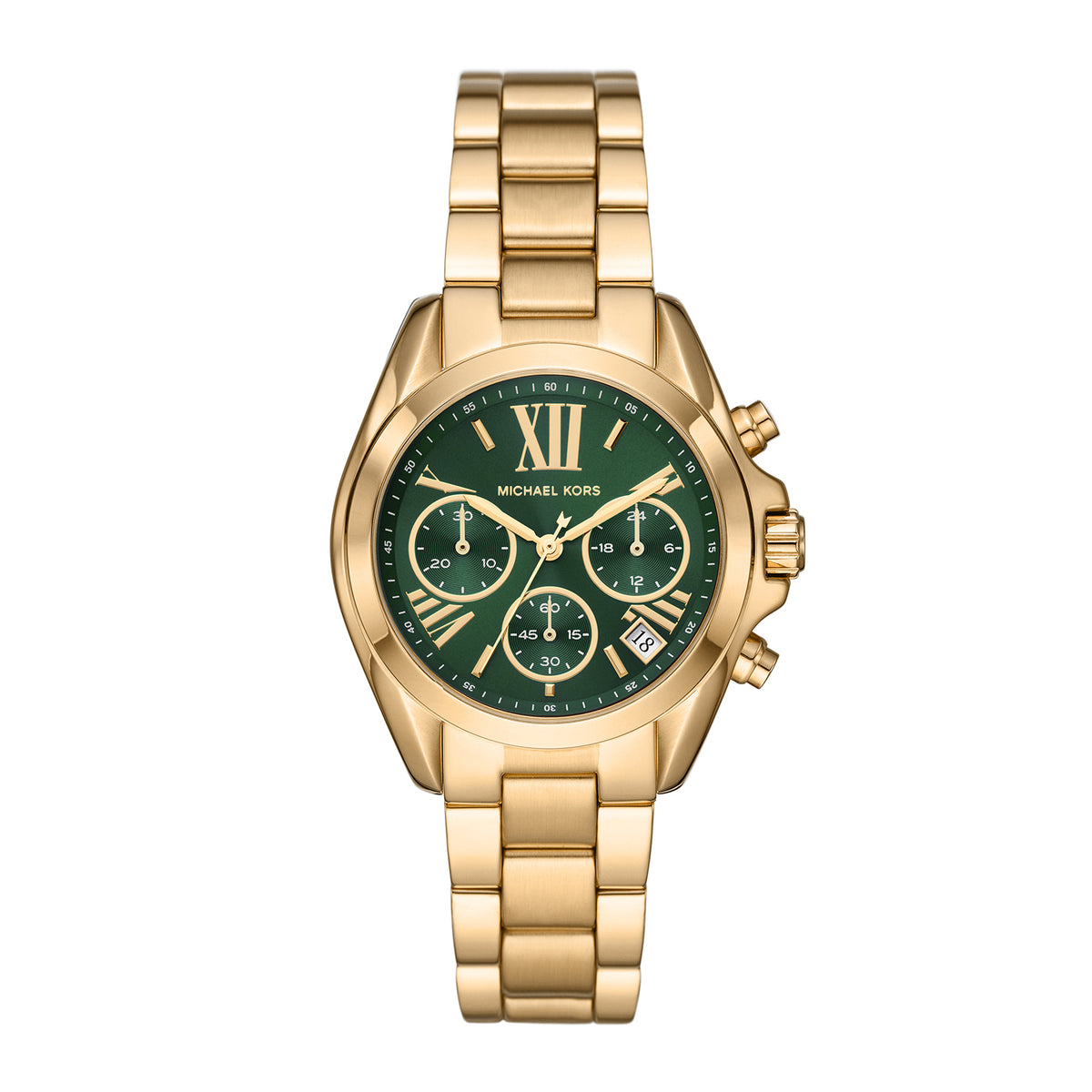 Michael Kors Women's Bradshaw Chronograph, Gold-Tone Stainless Steel Watch
