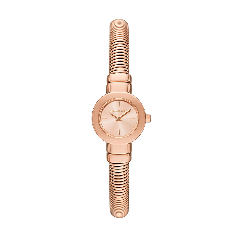 Michael Kors Gramercy Two-Hand Rose Gold-Tone Stainless Steel Watch