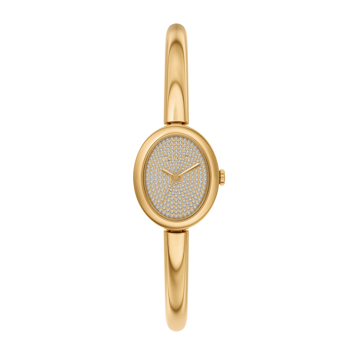 Michael Kors Women's Maude Three-Hand Gold-Tone Stainless Steel Watch