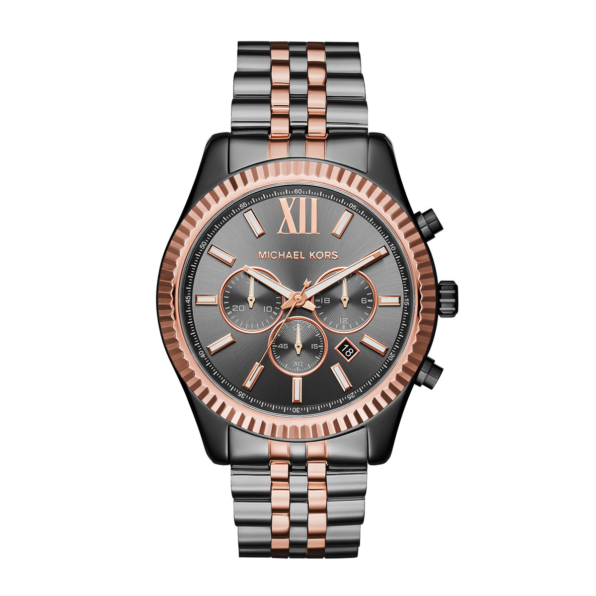 Michael Kors Lexington Chronograph Grey Dial Men's Watch