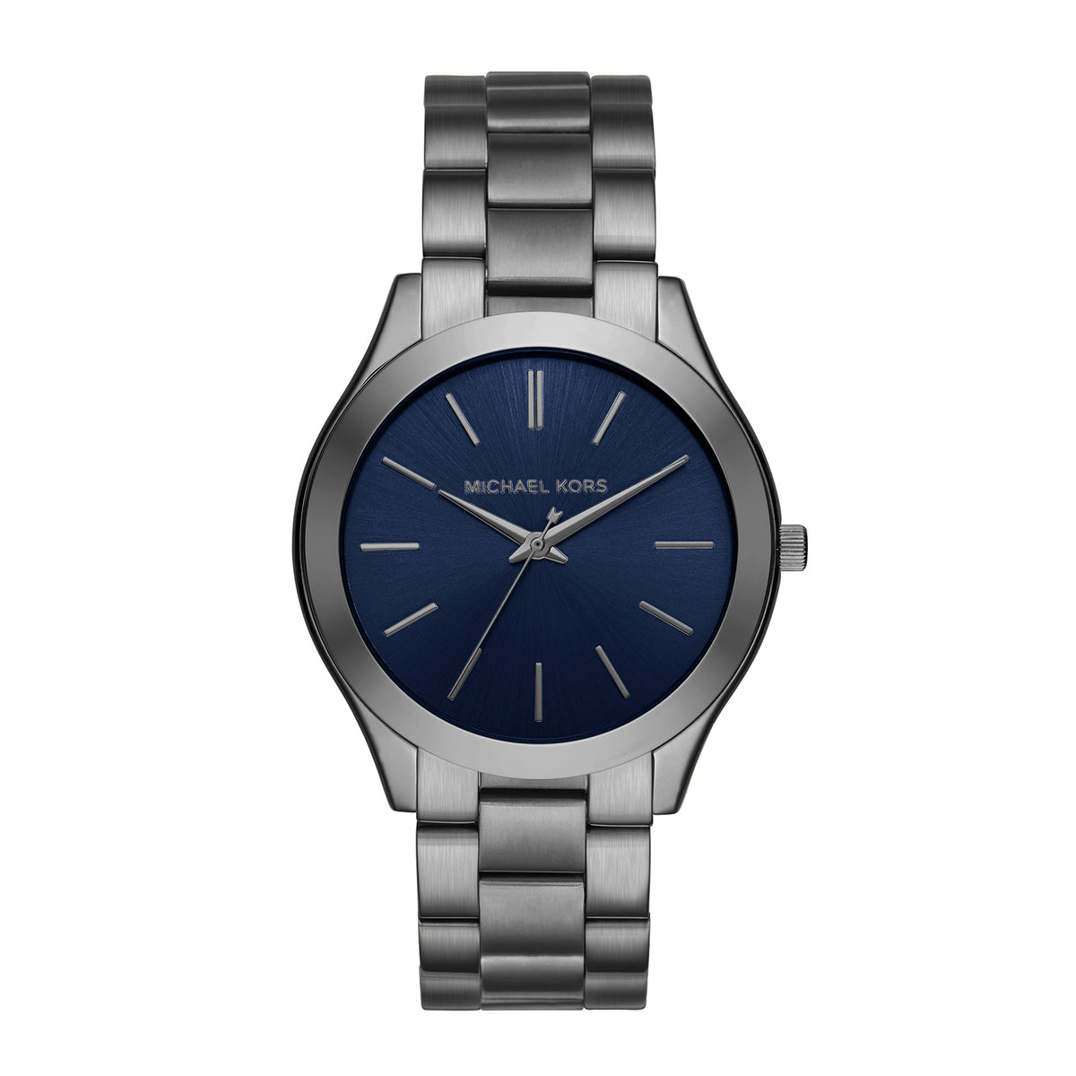 Michael Kors Slim Runway Gunmetal-Tone Stainless Steel Watch