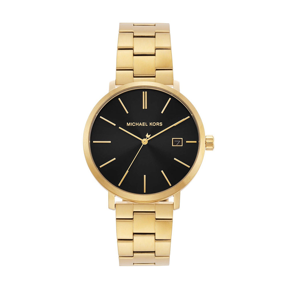 Michael Kors Blake Three-Hand Date Gold-Tone Stainless Steel Watch