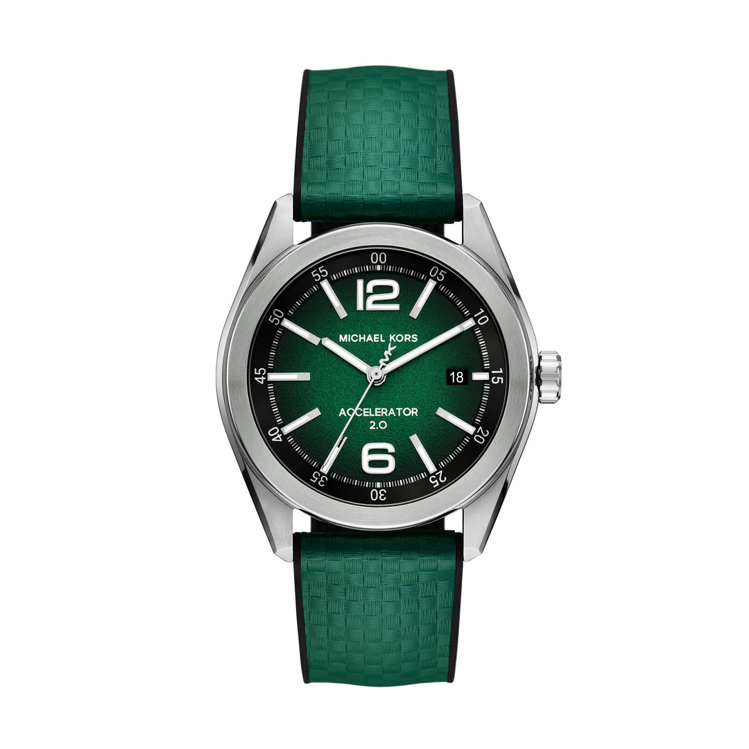 Michael Kors Mens Silver Fabric Men's Watch