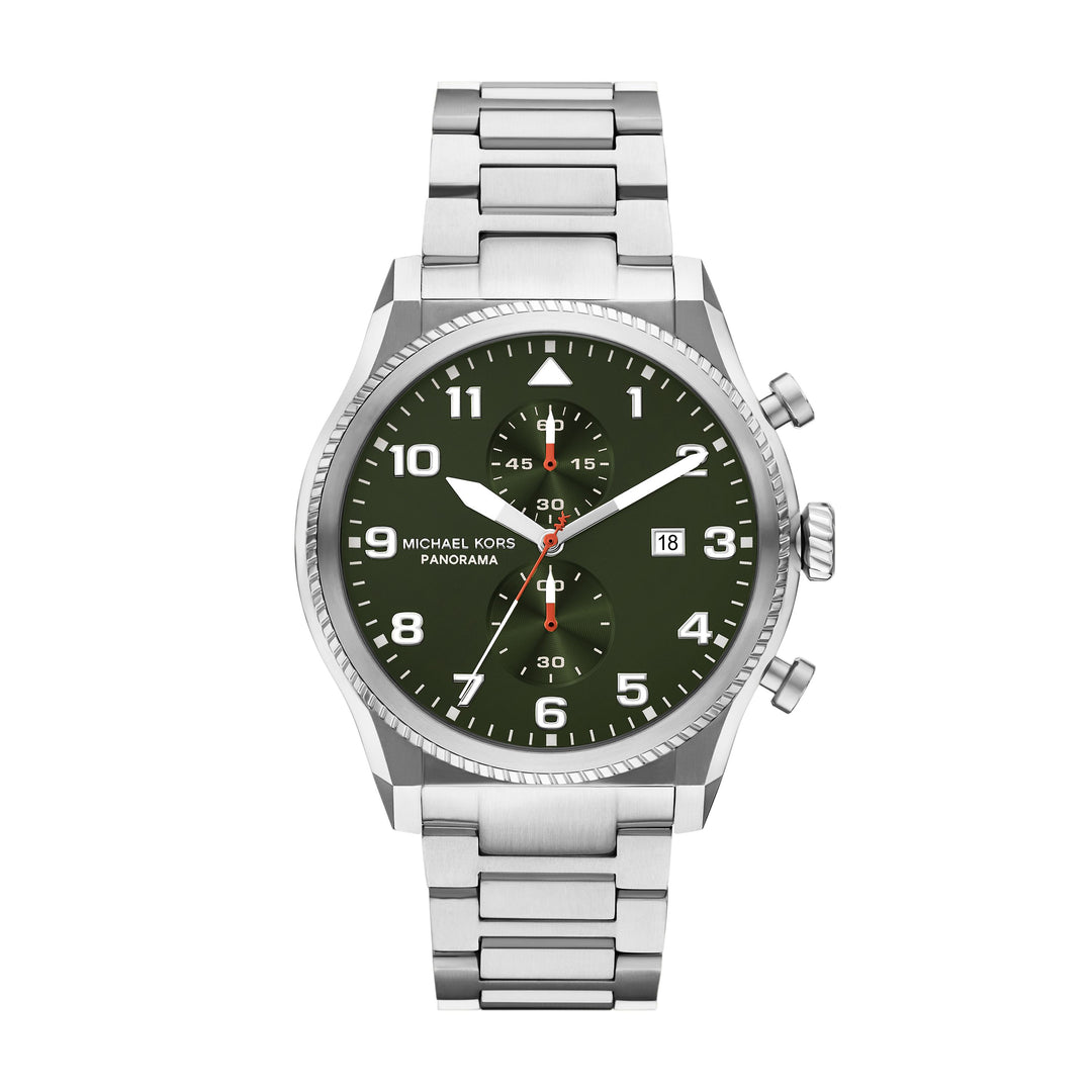 Michael Kors Panorama Chronograph Stainless Steel Watch