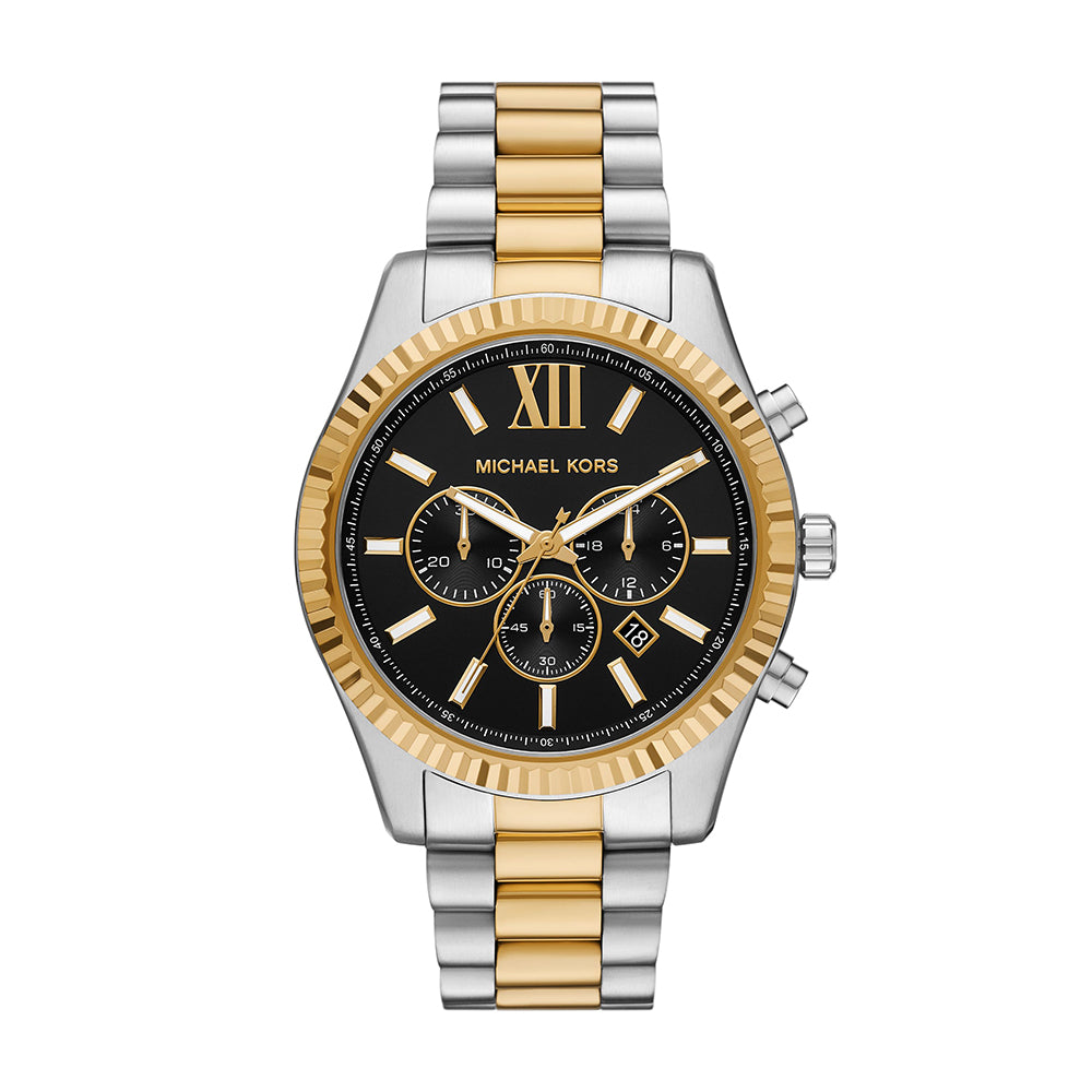 Michael Kors Lexington Chronograph Two-Tone Stainless Steel Watch