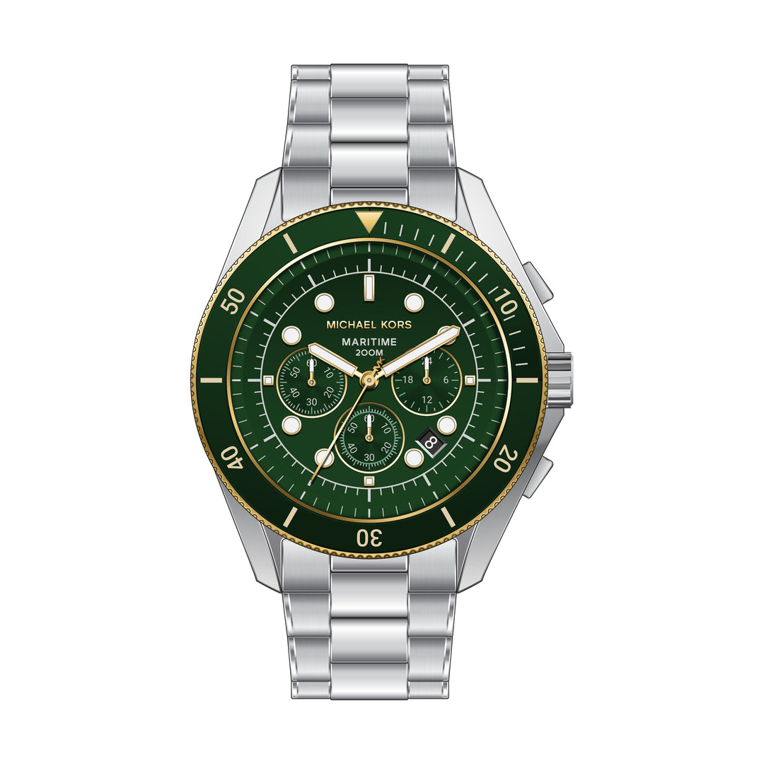 Michael Kors Oversized Maritime Two-Tone Watch