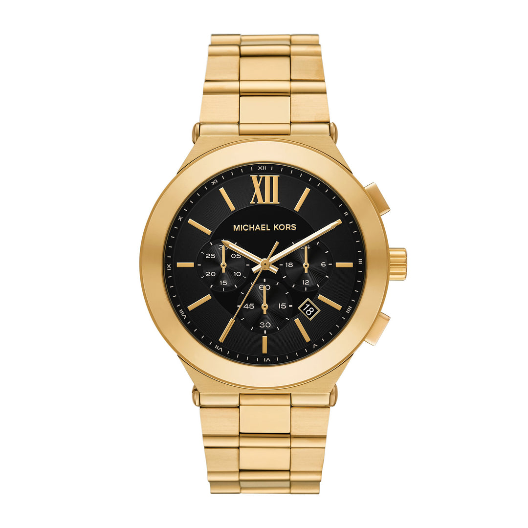 Michael Kors Men's Billie Chronograph Gold-Tone Stainless Steel Watch