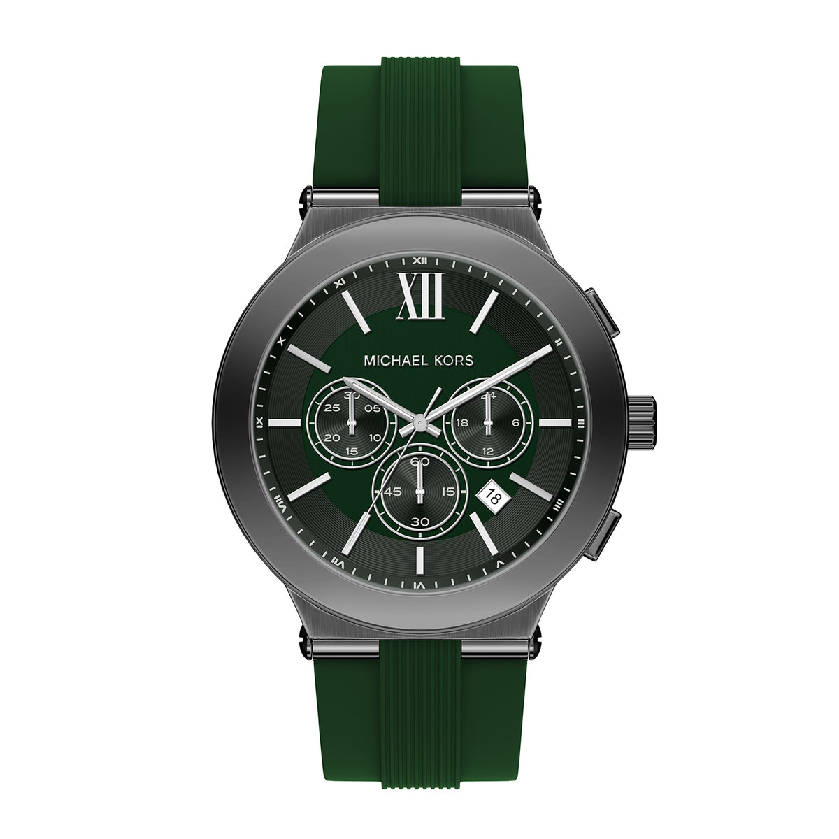 Michael Kors Men's Billie Chronograph Green Silicone Watch