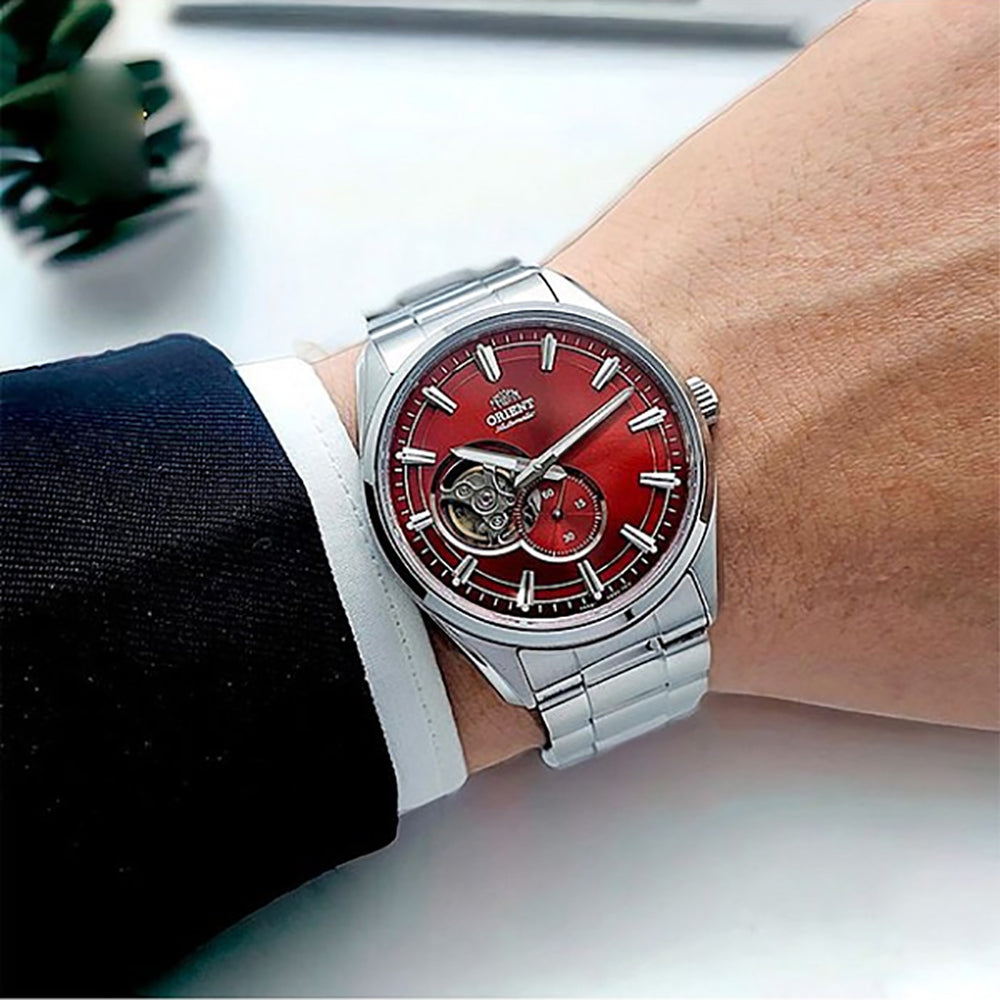Orient Contemporary Semi Skeleton Automatic Gents Watch