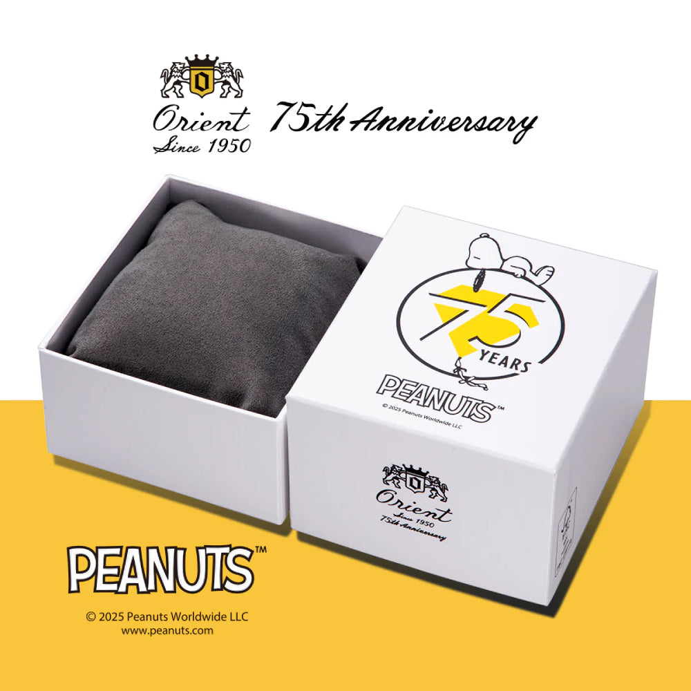 Orient Contemporary X Peanuts 75th Anniversary Open-Heart Limited Edition Watch