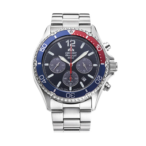 Orient Men s Sports Mako Chronograph Solar Watch The Watch House