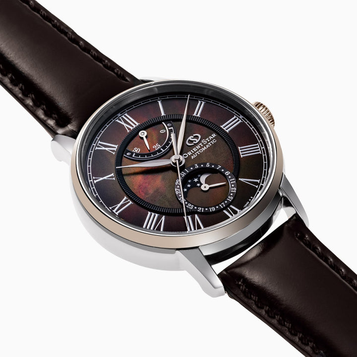 Orient Star Men's Classic Moon Phase Lake Tazawa Limited Edition Watch