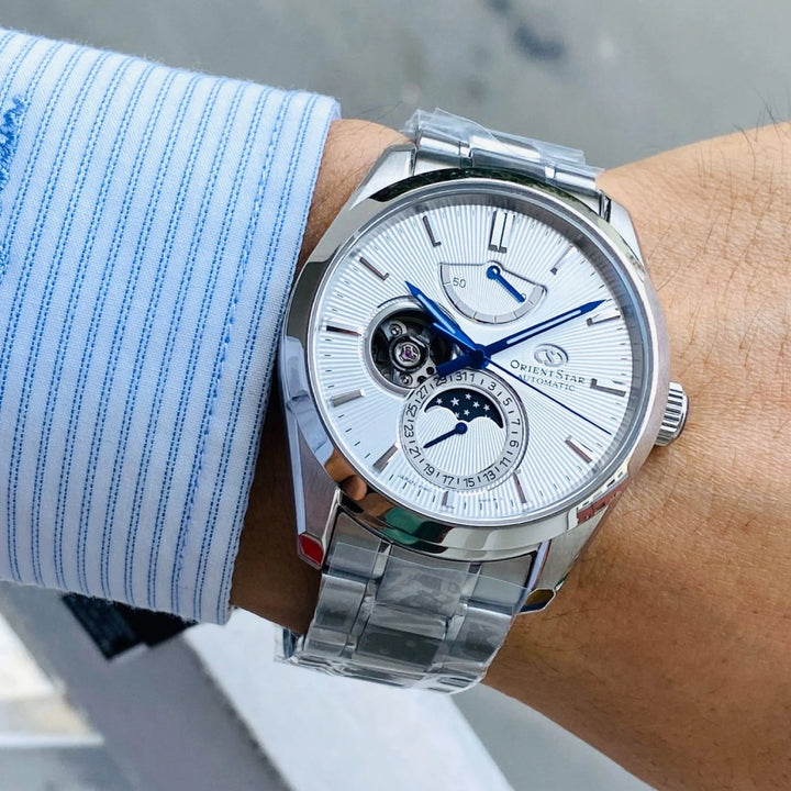 Orient Star Men's Contemporary Mechanical Moonphase Watch
