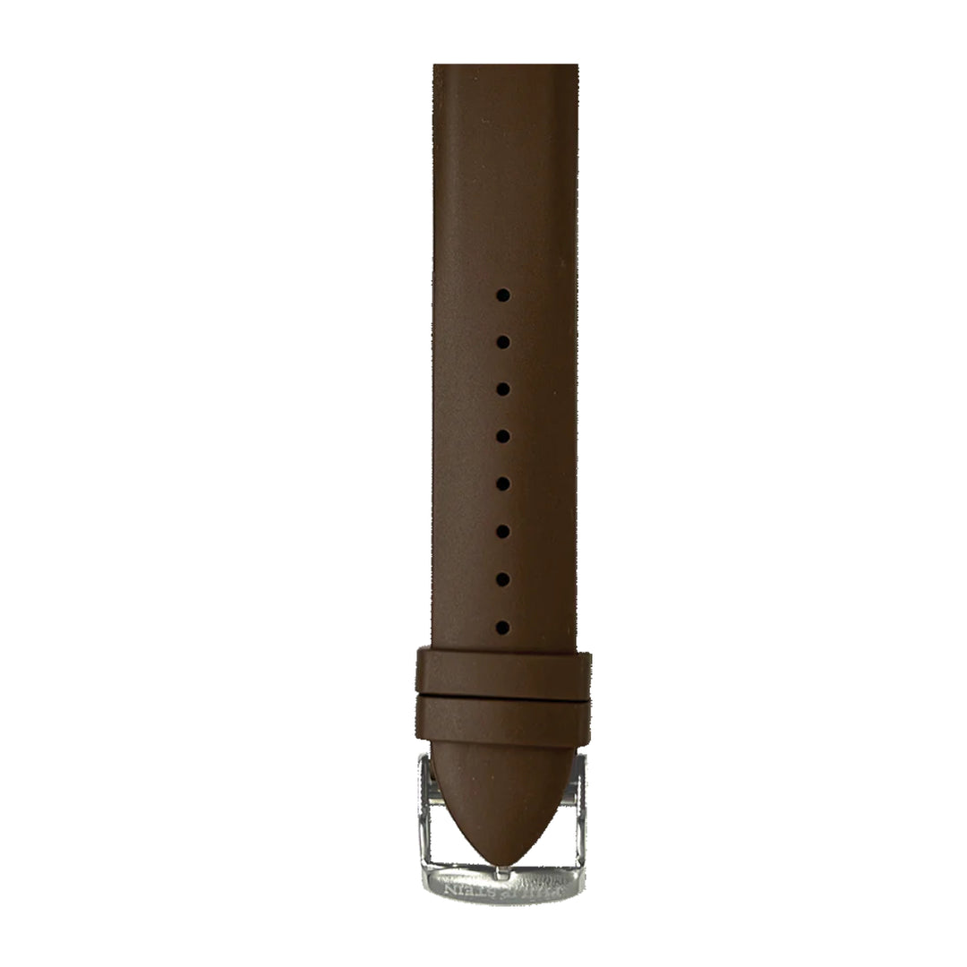 PHILIP STEIN Signature Chocolate Rubber Strap Size 2