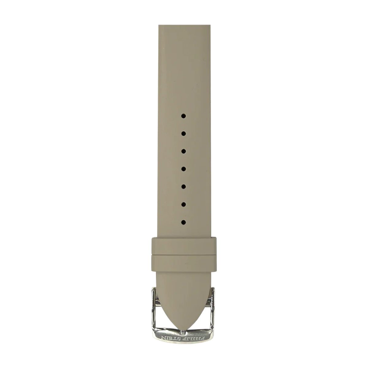 Philip Stein Signature Cream Rubber Strap Size 2