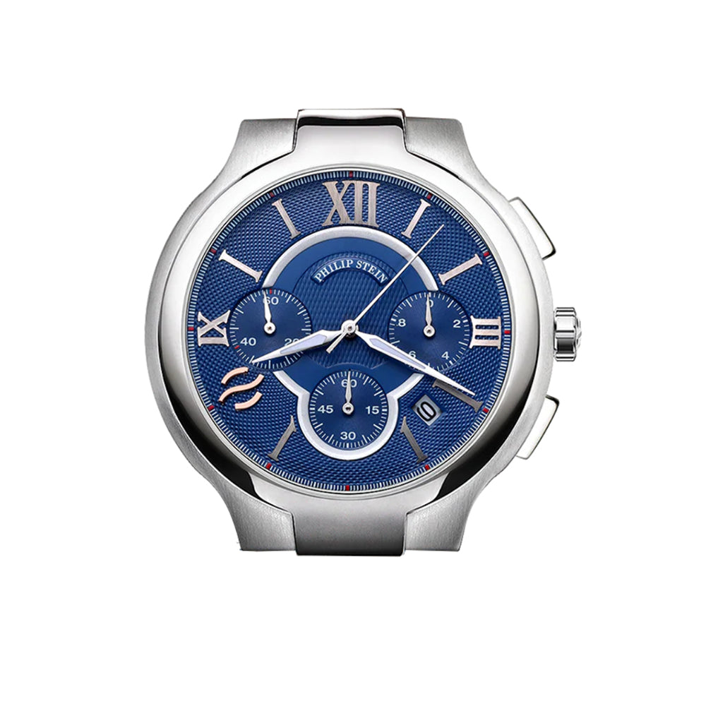 Philip Stein Men's Classic Round Chronograph Quartz Watch (Band Sold Separately)