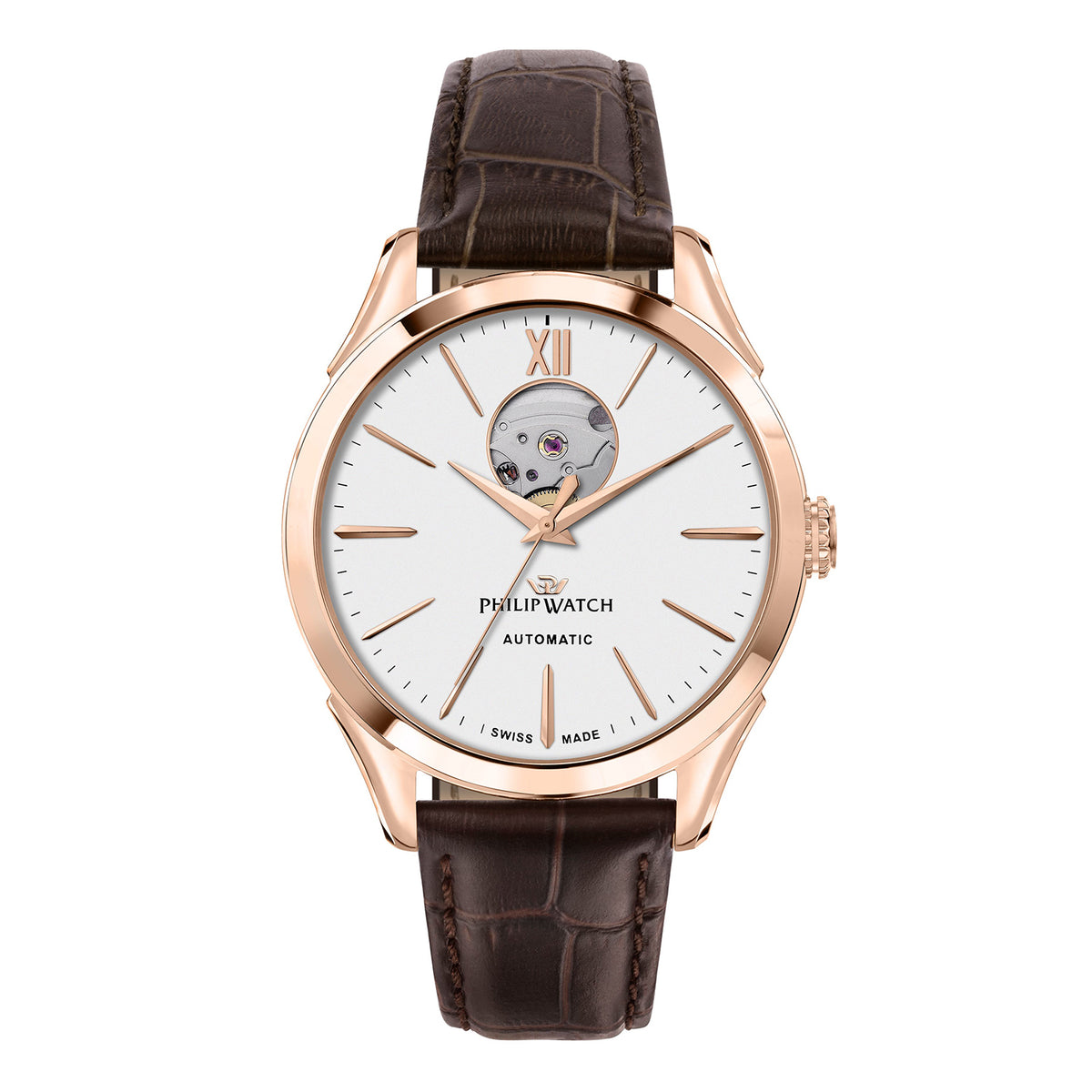 Philip Watch Men's Roma 41mm Automatic Analog Watch R8221217012