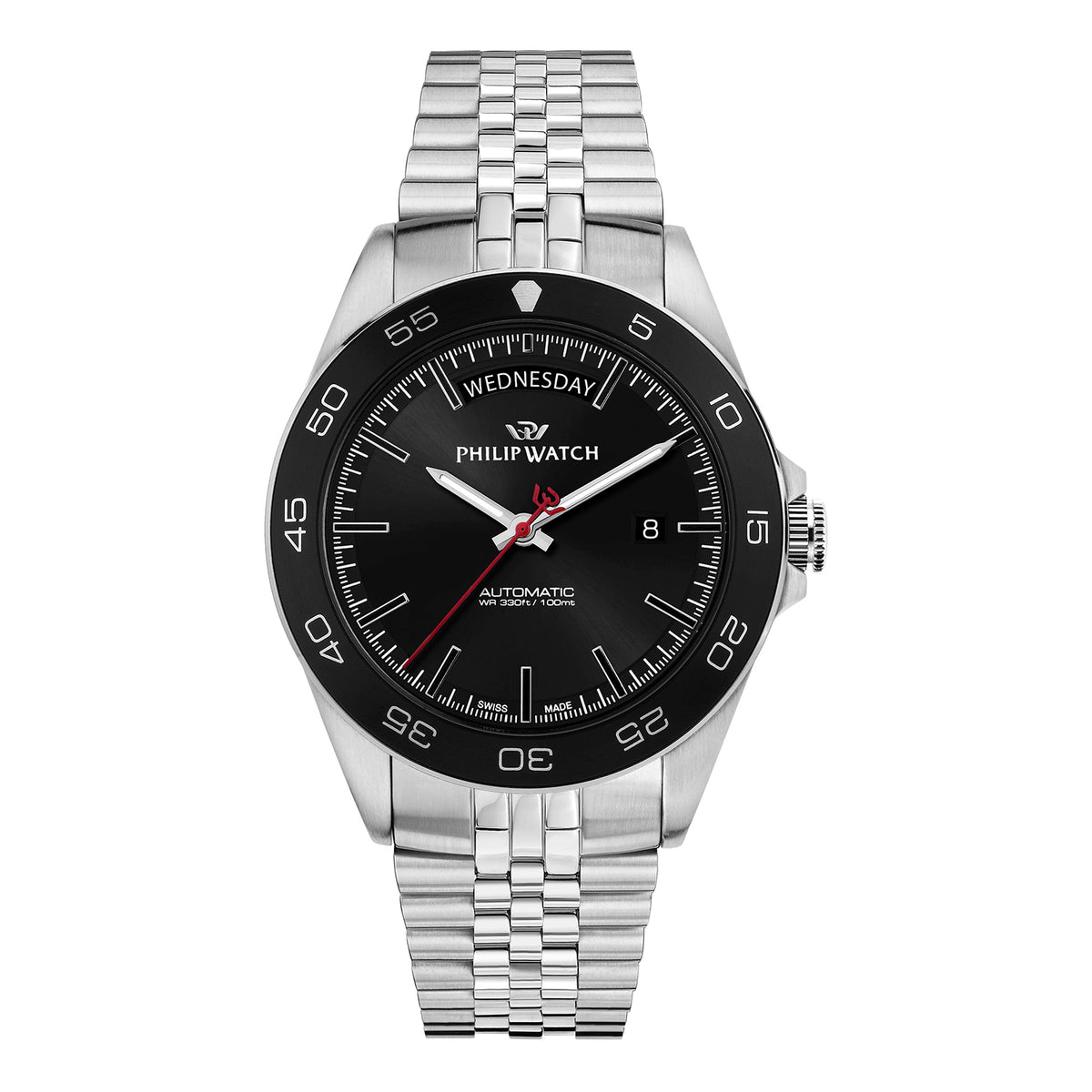Philip Watch Men's Caribe 42mm Automatic Analog Watch R8223597112