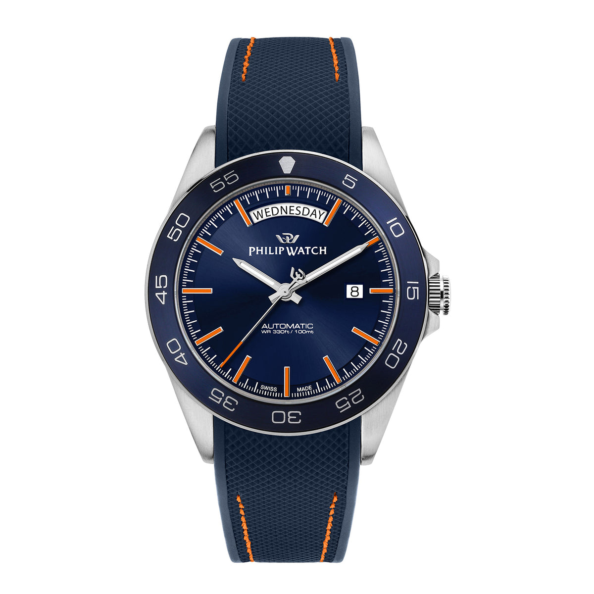 Philip Watch Men's Caribe 42mm Automatic Analog Watch R8223597114
