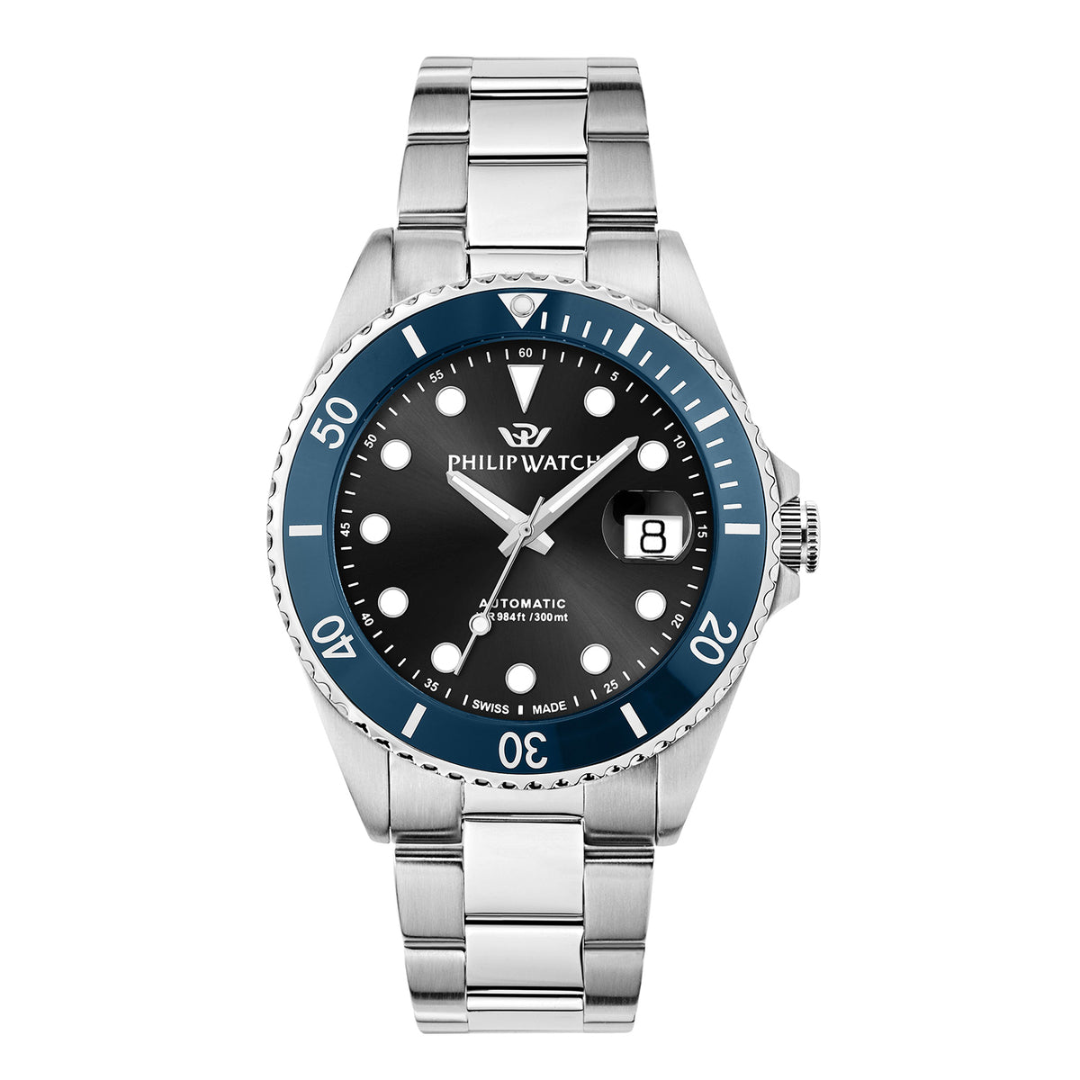 Philip Watch Men's Caribe 42mm Automatic Analog Watch R8223597117