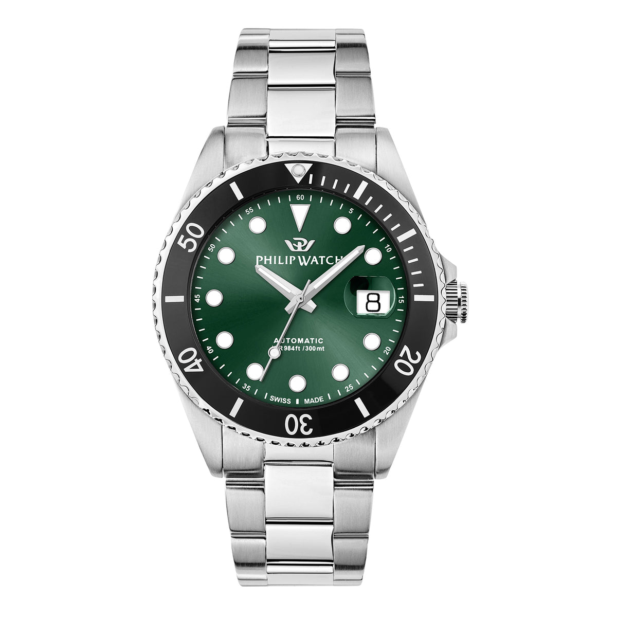 Philip Watch Men's Caribe 42mm Automatic Analog Watch R8223597118
