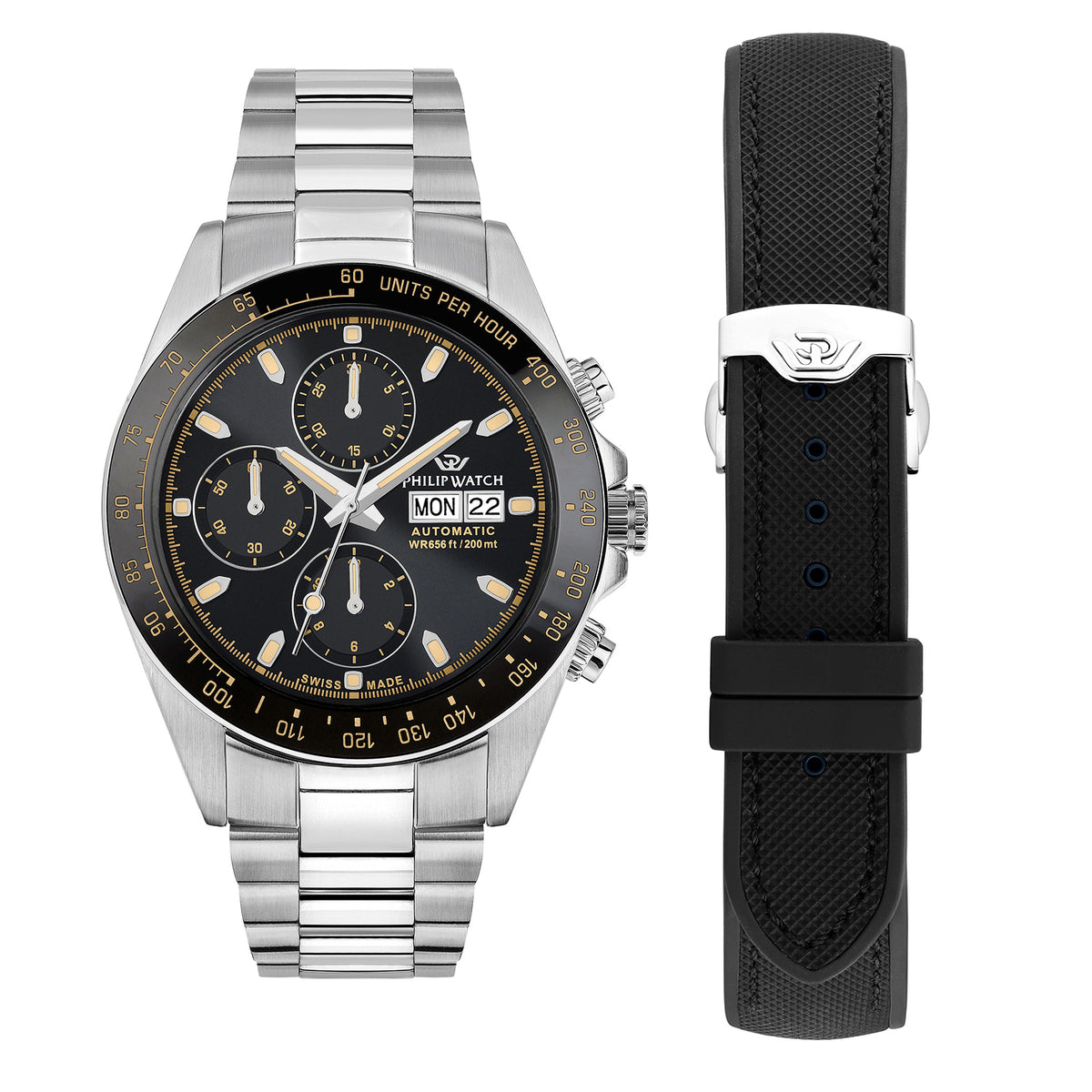 Philip Watch Men's Caribe 42mm Automatic Analog Watch R8243607010